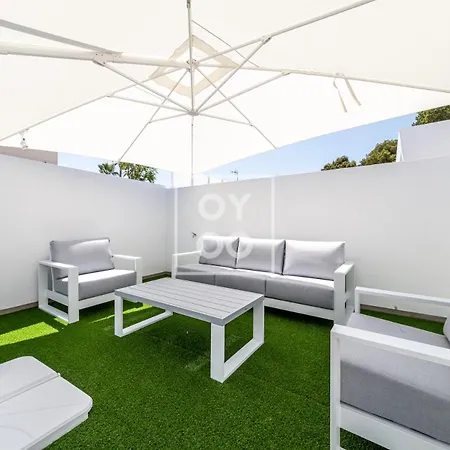 Coral, Chic Coastal Design, Saltwater Pool - By Oyoostays Torrevieja