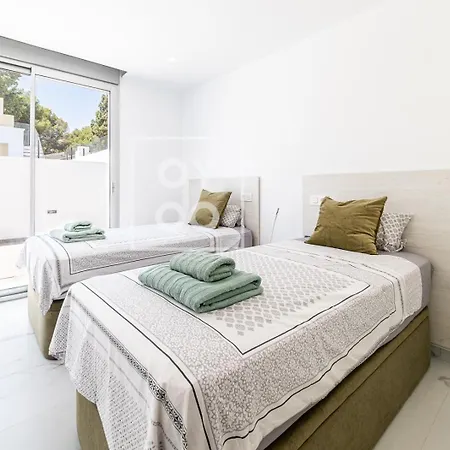 Coral, Chic Coastal Design, Saltwater Pool - By Oyoostays Torrevieja